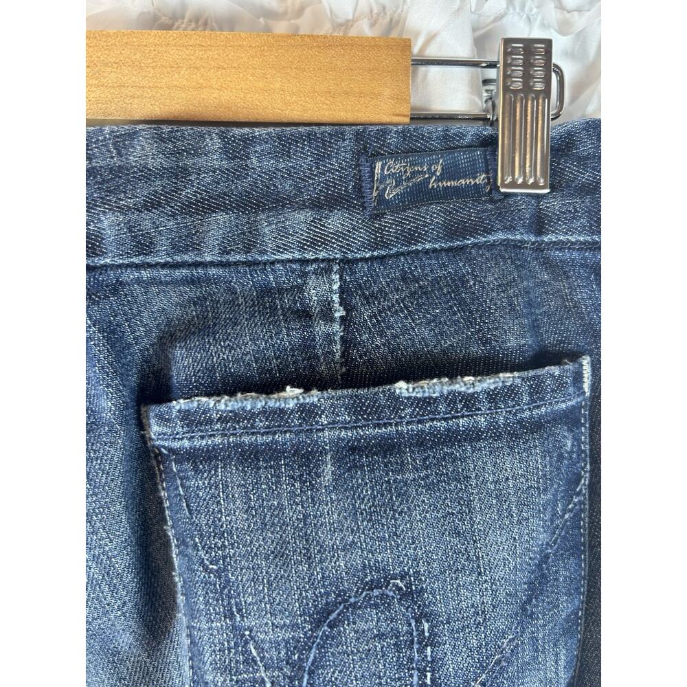 Citizens of Humanity jeans Faye #003 stretch low waist full leg 28 bootcut - Picture 5 of 9